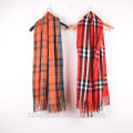 100% acrylic plaid ladies winter ponchos and shawls